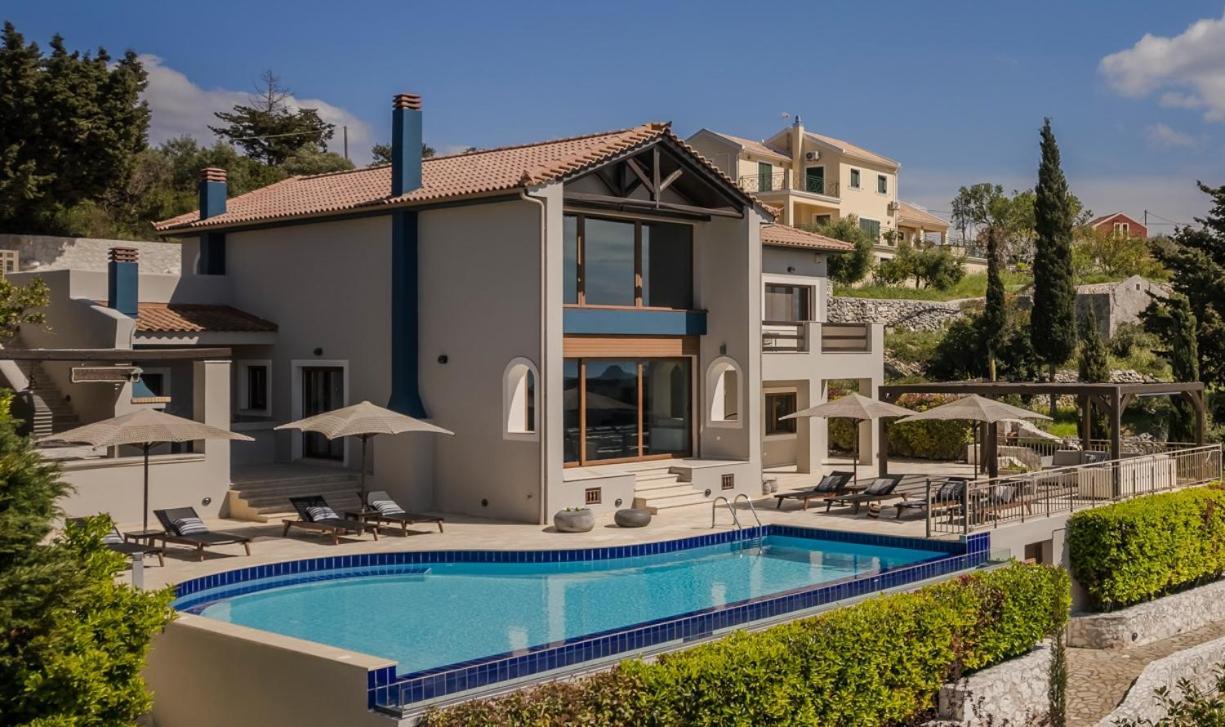 Luxury Villa Karmaniolos Fiskardo Kefalonia ภายนอก รูปภาพ