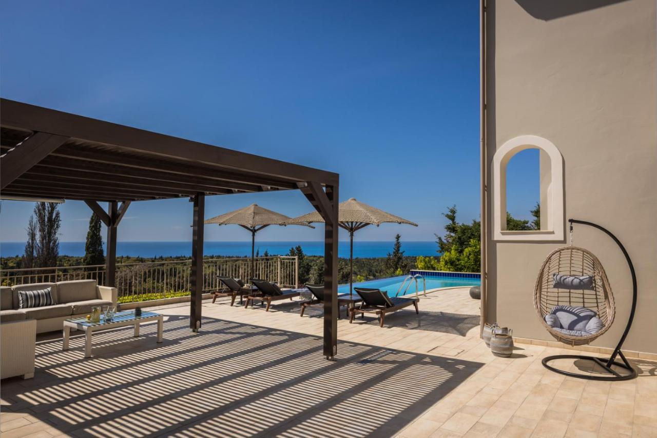 Luxury Villa Karmaniolos Fiskardo Kefalonia ภายนอก รูปภาพ