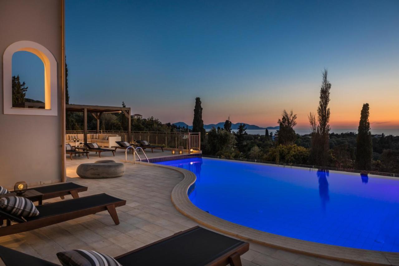 Luxury Villa Karmaniolos Fiskardo Kefalonia ภายนอก รูปภาพ