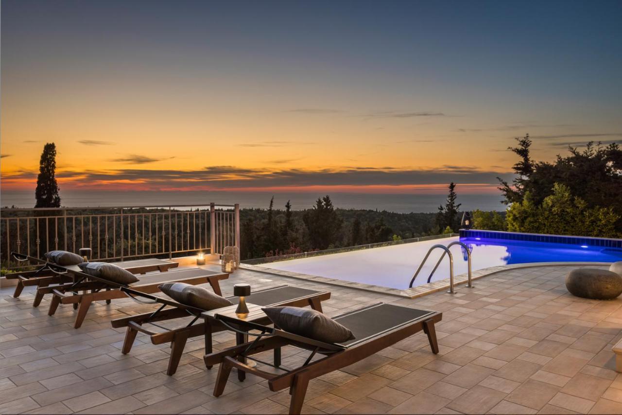 Luxury Villa Karmaniolos Fiskardo Kefalonia ภายนอก รูปภาพ