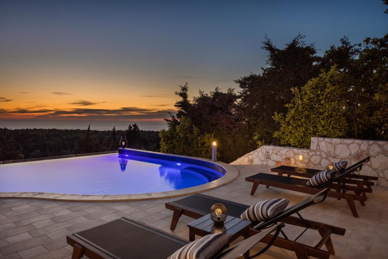 Luxury Villa Karmaniolos Fiskardo Kefalonia ภายนอก รูปภาพ